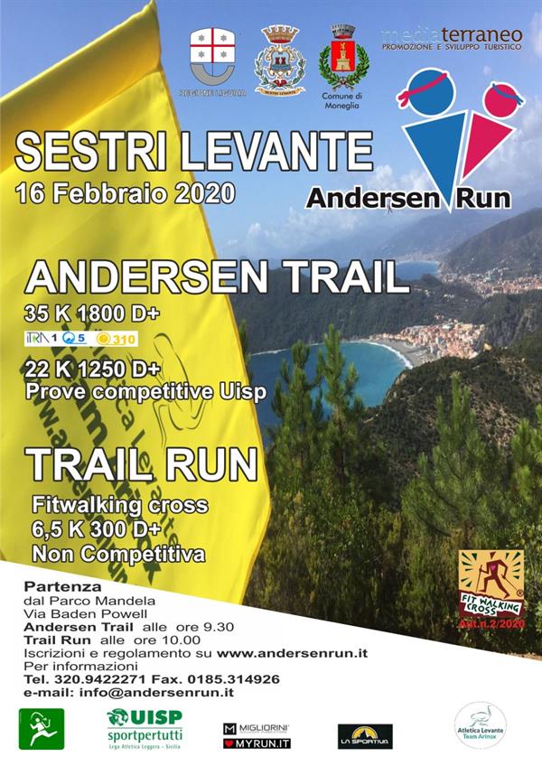 SESTRI LEVANTE (Ge) – Andersen Trail – sez. di Fitwalking Cross