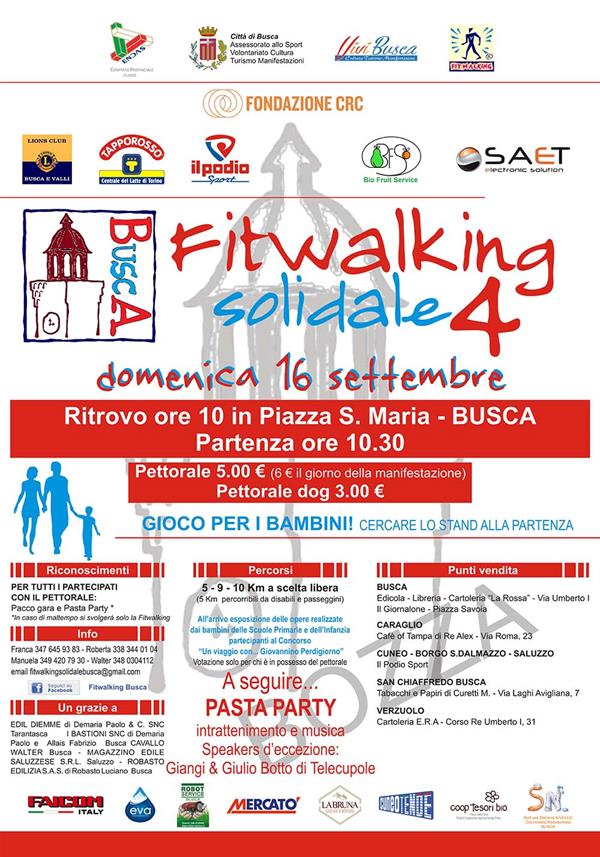 BUSCA (Cn) - Fitwalking solidale